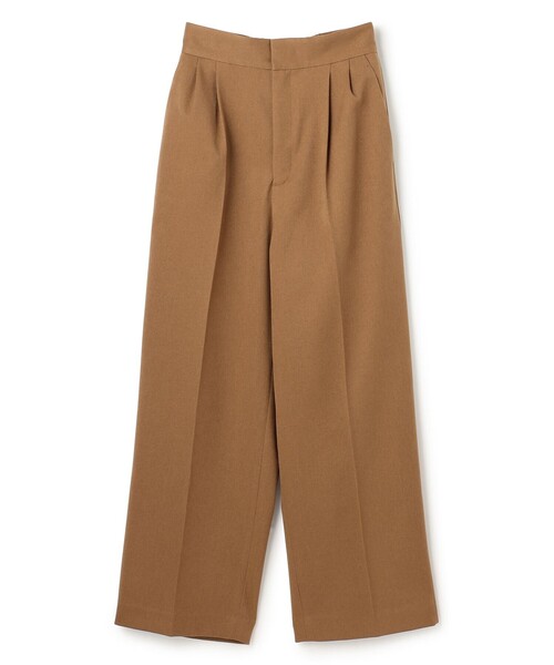 uncrave(アンクレイヴ)の「プルーフウールライクツイル ワイドパンツ(その他パンツ・レディース・ライトグレー系/ネイビー系/ブラウン系/黄土色系・0/2/1)」の3枚目の写真