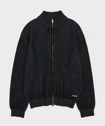 VERTICAL PATTERN CARDIGAN BLACK (VH2ESUK680A)