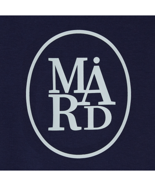 MARDMARD（マードマード）の「シンボルクロップTシャツ-ネイビー（Tシャツ/カットソー・レディース・その他・FREE）」の4枚目の写真