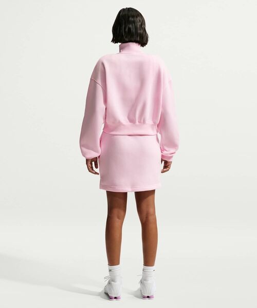 NIKE(ナイキ)の「ナイキ スポーツウェア フェニックス フリース ウィメンズ ハイウエスト スリム ミニ スカート / Nike Sportswear Phoenix Fleece Women's High-Waisted Slim Mini Skirt IQ1254-663 Pink Foam(スカート・レディース・ピンク・XS/L/XL/M/S)」の6枚目の写真