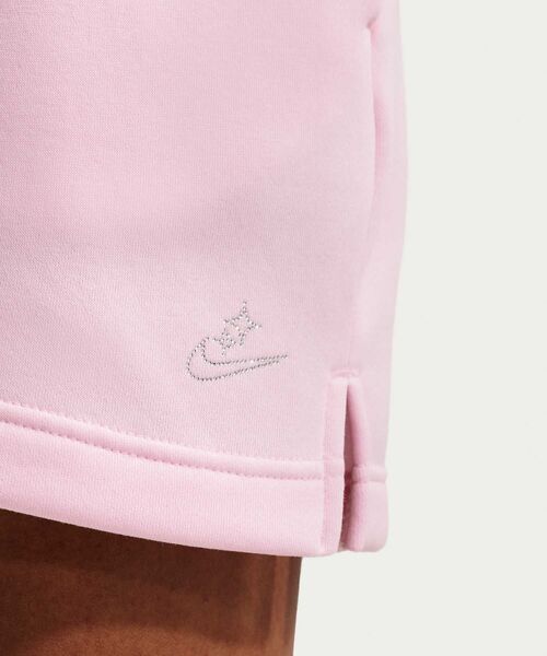 NIKE(ナイキ)の「ナイキ スポーツウェア フェニックス フリース ウィメンズ ハイウエスト スリム ミニ スカート / Nike Sportswear Phoenix Fleece Women's High-Waisted Slim Mini Skirt IQ1254-663 Pink Foam(スカート・レディース・ピンク・XS/L/XL/M/S)」の7枚目の写真