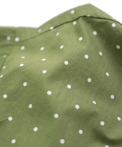 prit（プリット）の「[prit] 高密度ローンドットプリント 5分袖ショートシャツ（シャツ/ブラウス・レディース・グレー/ブラック/グリーン・FREE）」の19枚目の写真