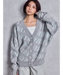 GYDA | GYDA SLANT PATTERNニットカーディガン(カーディガン/ボレロ)