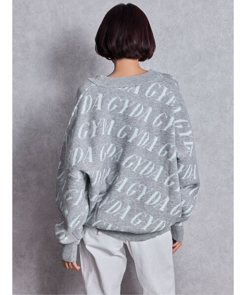 GYDA（ジェイダ）の「GYDA SLANT PATTERNニットカーディガン（カーディガン/ボレロ・レディース・ブラック/グレー/オフホワイト・FREE）」の17枚目の写真