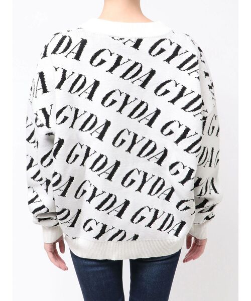 GYDA（ジェイダ）の「GYDA SLANT PATTERNニットカーディガン（カーディガン/ボレロ・レディース・ブラック/グレー/オフホワイト・FREE）」の21枚目の写真