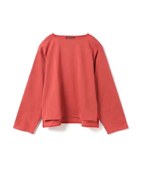 mizuiroind(ミズイロインド)の「mizuiro ind バスクシャツ(Tシャツ/カットソー・レディース・ベージュ/スモークピンク/ブラック/オフホワイト/グレー・FREE)」の5枚目の写真