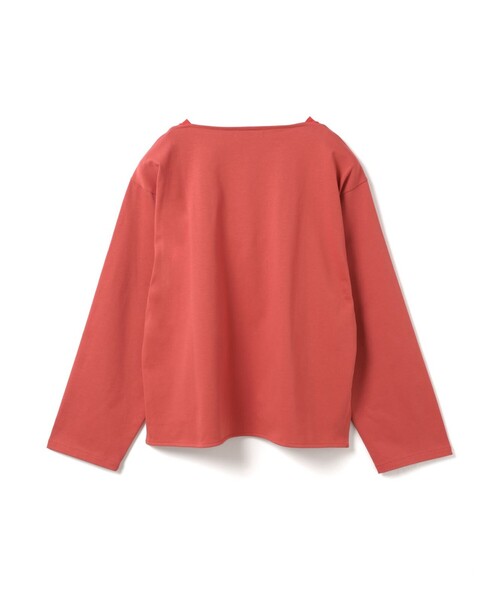 mizuiroind(ミズイロインド)の「mizuiro ind バスクシャツ(Tシャツ/カットソー・レディース・ベージュ/スモークピンク/ブラック/オフホワイト/グレー・FREE)」の22枚目の写真