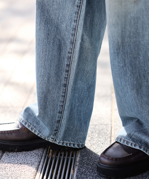 FRAMeWORK（フレームワーク）の「DENIM DELIGHT DAYS/デニムデライトデイズ セルウィッチデニムワイドジーンズ（デニムパンツ・レディース・ブルー系その他・30/28/26）」の18枚目の写真