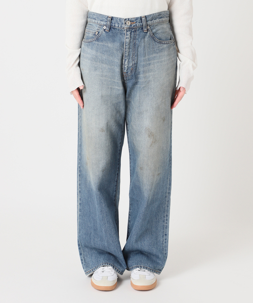 FRAMeWORK（フレームワーク）の「DENIM DELIGHT DAYS/デニムデライトデイズ セルウィッチデニムワイドジーンズ（デニムパンツ・レディース・ブルー系その他・30/28/26）」の19枚目の写真