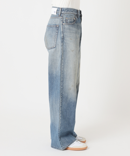FRAMeWORK（フレームワーク）の「DENIM DELIGHT DAYS/デニムデライトデイズ セルウィッチデニムワイドジーンズ（デニムパンツ・レディース・ブルー系その他・30/28/26）」の22枚目の写真