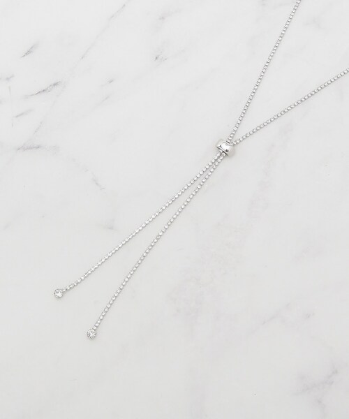 SHOO・LA・RUE(シューラルー)の「【2WAY】上品に輝く ダイヤレーンネックレス(ネックレス・レディース・ピンクゴールド/シルバー/ゴールド・00)」の7枚目の写真