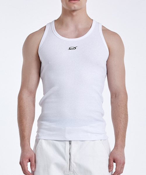 51%(フィフティーワンパーセント)の「Basic curve sleeveless - White(Tシャツ/カットソー・メンズ・その他・L/M)」の1枚目の写真