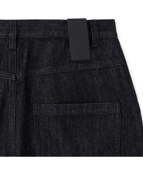NOIRER(ノイア)の「ワイドデニムパンツ(ブラック)(デニムパンツ・メンズ・その他・48/50/52)」の5枚目の写真