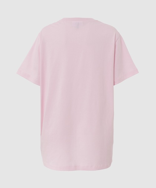 GANNI(ガニー)の「Basic cotton Jersey T-shirt(Tシャツ/カットソー・レディース・ピンク系その他・M/S/XS)」の2枚目の写真