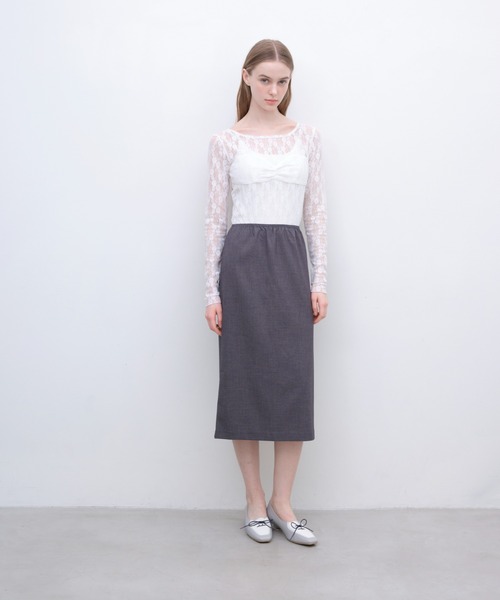Launa lea（ラウナレア）の「バイカラーレースアップパンプス(0616)（パンプス・レディース・ブラック/ライトベージュ/ブルーグレー・22.0cm/22.5cm/23.0cm/23.5cm/24.0cm/24.5cm/25.0cm）」の13枚目の写真