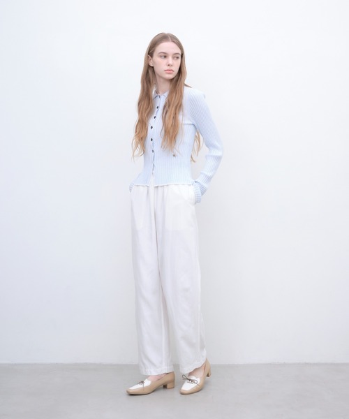 Launa lea（ラウナレア）の「バイカラーレースアップパンプス(0616)（パンプス・レディース・ブラック/ライトベージュ/ブルーグレー・22.0cm/22.5cm/23.0cm/23.5cm/24.0cm/24.5cm/25.0cm）」の16枚目の写真