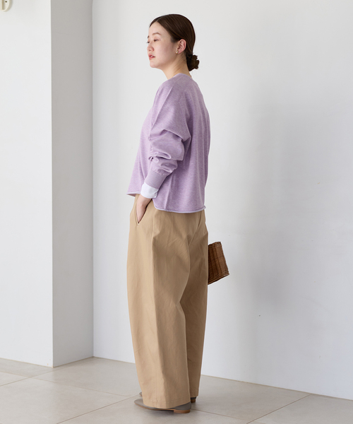 IENA（イエナ）の「ダブルクロスバレルパンツ（その他パンツ・レディース・ブラック/ベージュ・34/36/38/40）」の7枚目の写真