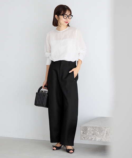 IENA（イエナ）の「ダブルクロスバレルパンツ（その他パンツ・レディース・ブラック/ベージュ・34/36/38/40）」の17枚目の写真