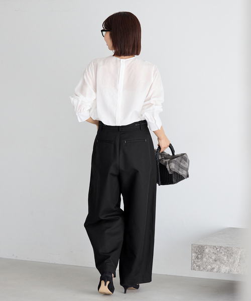 IENA（イエナ）の「ダブルクロスバレルパンツ（その他パンツ・レディース・ブラック/ベージュ・34/36/38/40）」の20枚目の写真