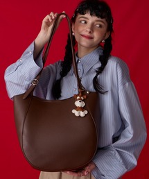 【BONLECILL Marche】《A4収納》ロングハンドルラウンドトートバッグ