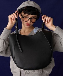 【BONLECILL Marche】《A4収納》ロングハンドルラウンドトートバッグ