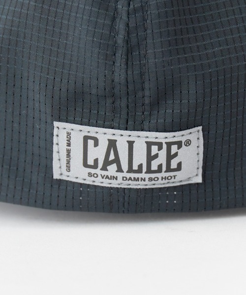 CALEE(キャリー)の「CALEE/キャリー DOTAIR MULTI FUNCTION CASQUETTE リフレクターロゴ キャスケット 2026年 夏 夏服(キャスケット・メンズ・ブラック・M/L)」の11枚目の写真