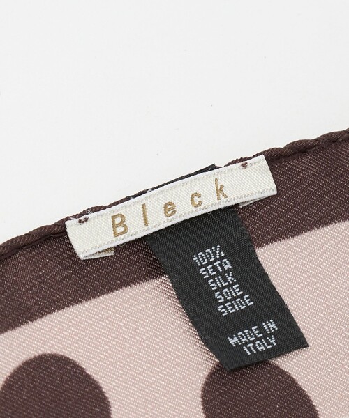 green label relaxing(グリーンレーベルリラクシング)の「<Bleck>ドット ポケットチーフ(ポケットチーフ・メンズ・ネイビー/ダークブラウン・FREE)」の9枚目の写真