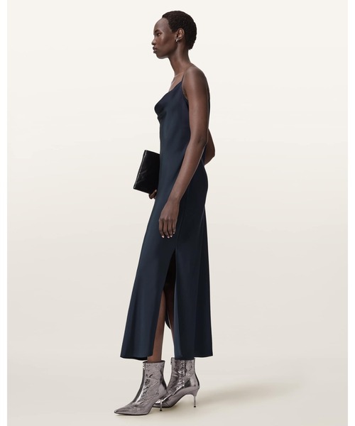 ALLSAINTS（オールセインツ）の「HADLEY DRESS | HADLEY ドレス・ワンピース（ワンピース・レディース・ブルー系その他・4/6/10）」の4枚目の写真