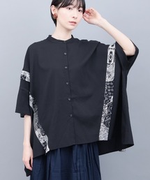 チチカカ（チチカカ）の「柄ライン切替シャツ（シャツ/ブラウス）」