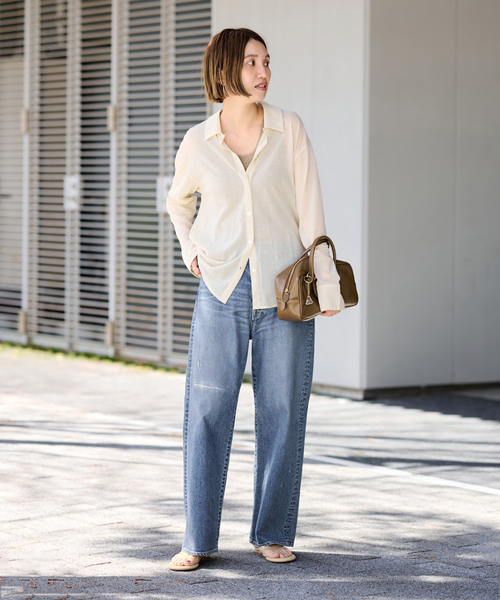 FRAMeWORK(フレームワーク)の「≪追加≫NEWデニムストレートパンツ(デニムパンツ・レディース・ブルー系その他・34/36/38/40)」の15枚目の写真