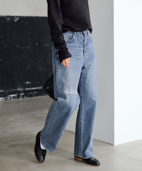 FRAMeWORK（フレームワーク）の「≪追加≫NEWデニムストレートパンツ（デニムパンツ・レディース・ブルー系その他・34/36/38/40）」の16枚目の写真