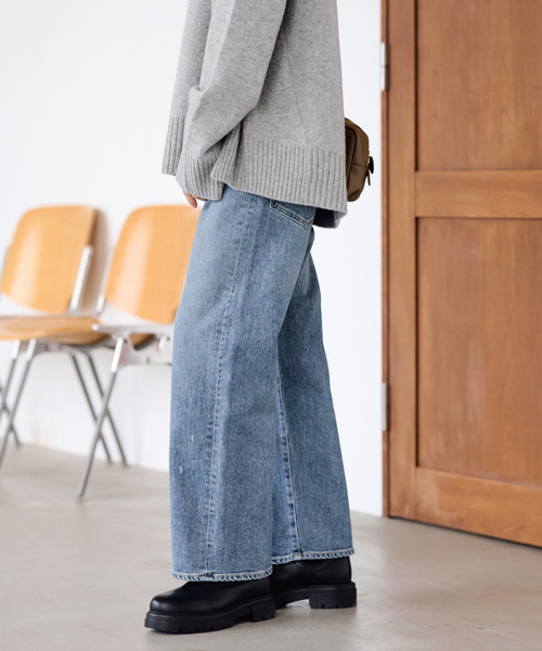 FRAMeWORK（フレームワーク）の「≪追加≫NEWデニムストレートパンツ（デニムパンツ・レディース・ブルー系その他・34/36/38/40）」の21枚目の写真