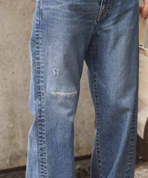 FRAMeWORK(フレームワーク)の「≪追加≫NEWデニムストレートパンツ(デニムパンツ・レディース・ブルー系その他・34/36/38/40)」の9枚目の写真