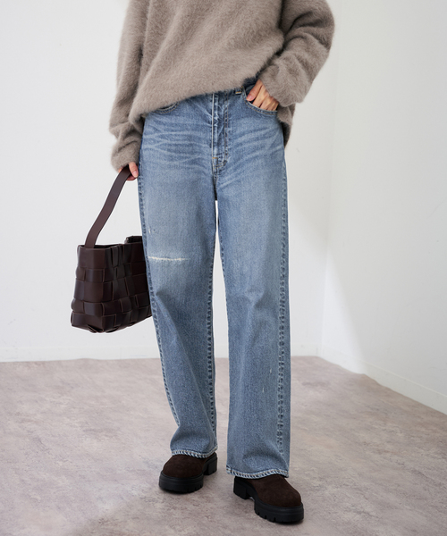 FRAMeWORK(フレームワーク)の「≪追加≫NEWデニムストレートパンツ(デニムパンツ・レディース・ブルー系その他・34/36/38/40)」の14枚目の写真