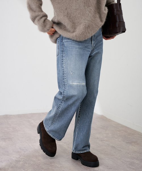 FRAMeWORK(フレームワーク)の「≪追加≫NEWデニムストレートパンツ(デニムパンツ・レディース・ブルー系その他・34/36/38/40)」の20枚目の写真