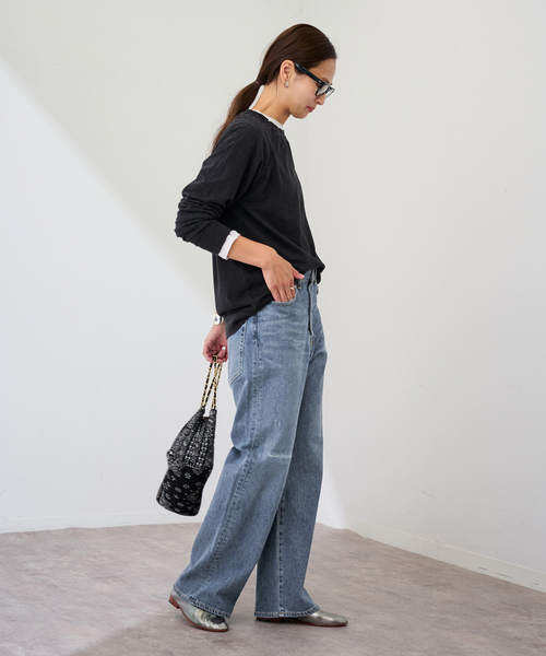 FRAMeWORK(フレームワーク)の「≪追加≫NEWデニムストレートパンツ(デニムパンツ・レディース・ブルー系その他・34/36/38/40)」の22枚目の写真