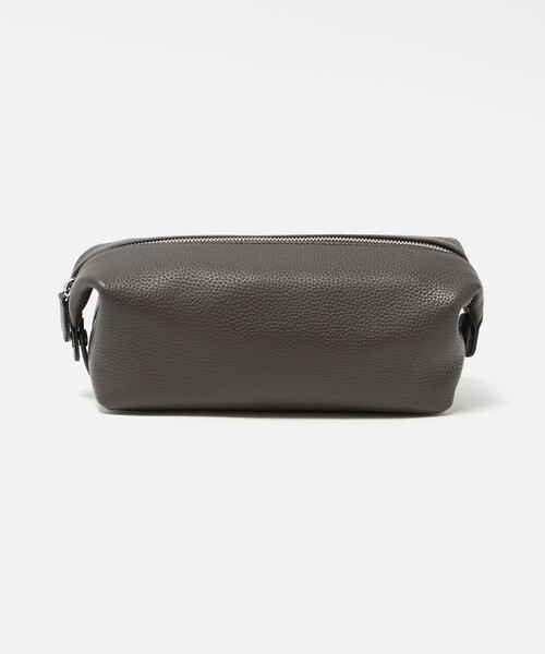 UNITED ARROWS（ユナイテッドアローズ）の「レザー スクエアクラッチバッグ（ポーチ）（クラッチバッグ・メンズ・ダークブラウン/ブラック/ネイビー・FREE）」の2枚目の写真