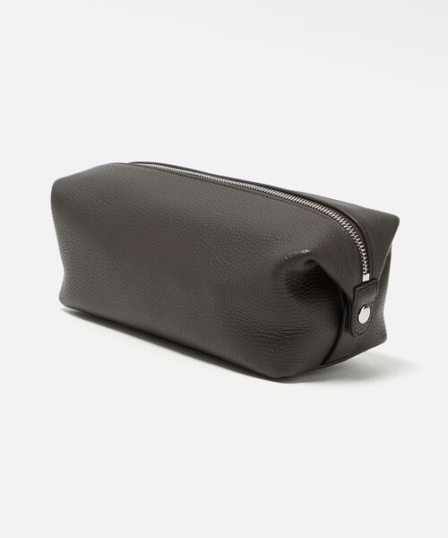 UNITED ARROWS（ユナイテッドアローズ）の「レザー スクエアクラッチバッグ（ポーチ）（クラッチバッグ・メンズ・ダークブラウン/ブラック/ネイビー・FREE）」の6枚目の写真