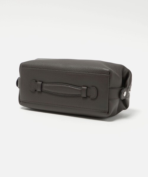 UNITED ARROWS（ユナイテッドアローズ）の「レザー スクエアクラッチバッグ（ポーチ）（クラッチバッグ・メンズ・ダークブラウン/ブラック/ネイビー・FREE）」の7枚目の写真