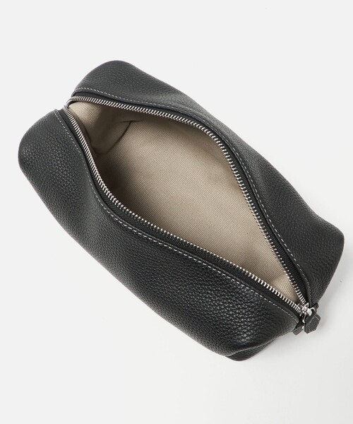 UNITED ARROWS（ユナイテッドアローズ）の「レザー スクエアクラッチバッグ（ポーチ）（クラッチバッグ・メンズ・ダークブラウン/ブラック/ネイビー・FREE）」の17枚目の写真