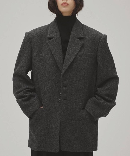 TODAYFUL/トゥデイフル】Wool100% Over Jacket/ウール100％オーバー