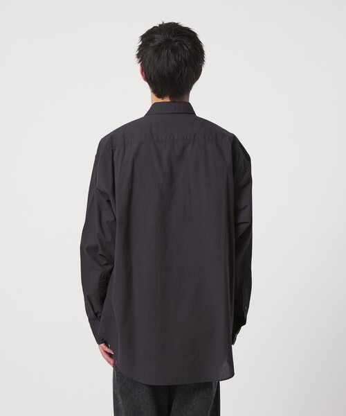 CITEN(シテン)の「<CITEN>コットンリネンオーバーシャツ(シャツ/ブラウス・メンズ・コバルトブルー/ブラック/ナチュラル・L/M)」の12枚目の写真
