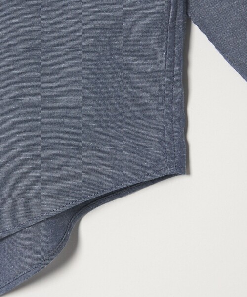 CITEN(シテン)の「<CITEN>コットンリネンオーバーシャツ(シャツ/ブラウス・メンズ・コバルトブルー/ブラック/ナチュラル・L/M)」の17枚目の写真