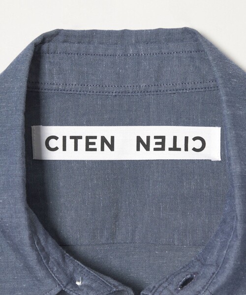 CITEN(シテン)の「<CITEN>コットンリネンオーバーシャツ(シャツ/ブラウス・メンズ・コバルトブルー/ブラック/ナチュラル・L/M)」の19枚目の写真