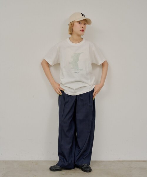 WHIMSIC(ウィムジック)の「⋆【WHIMSIC/SETUP対応/2サイズ展開】タックイージースラックス(その他パンツ・レディース・ブルー/ネイビー/ベージュ・2/1)」の17枚目の写真