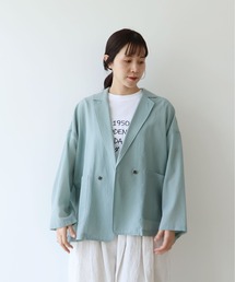 yuni（ユニ　）の「sheer summer Wool-Polyester Voil tailored ジャケット（テーラードジャケット）」