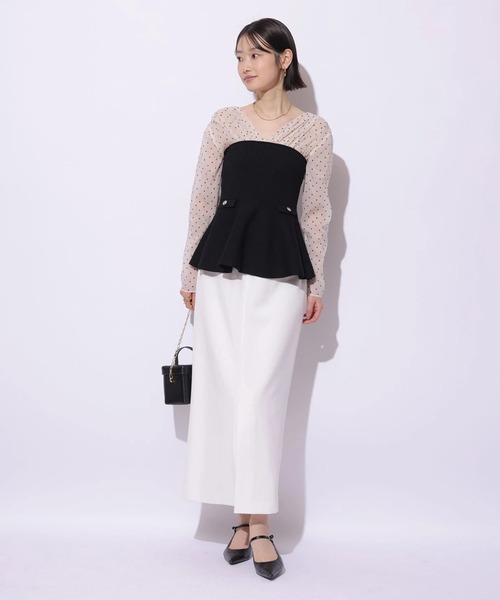 Mystrada(マイストラーダ)の「ベルト付きタイトスカート(スカート・レディース・ライトグレー/キャメル/ホワイト・38/36/34)」の7枚目の写真