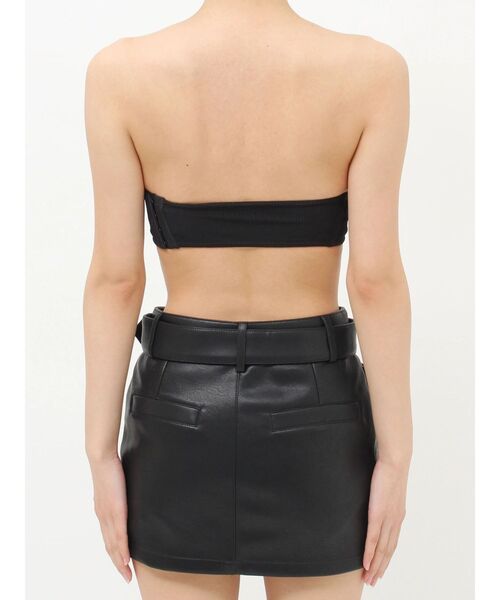 EVRIS(エヴリス)の「リブブラトップ(キャミソール・レディース・ブラック/ホワイト・SMALL/MEDIUM)」の6枚目の写真