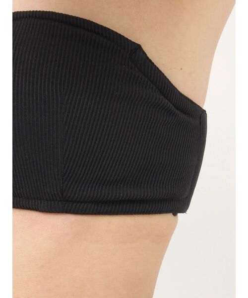 EVRIS(エヴリス)の「リブブラトップ(キャミソール・レディース・ブラック/ホワイト・SMALL/MEDIUM)」の9枚目の写真