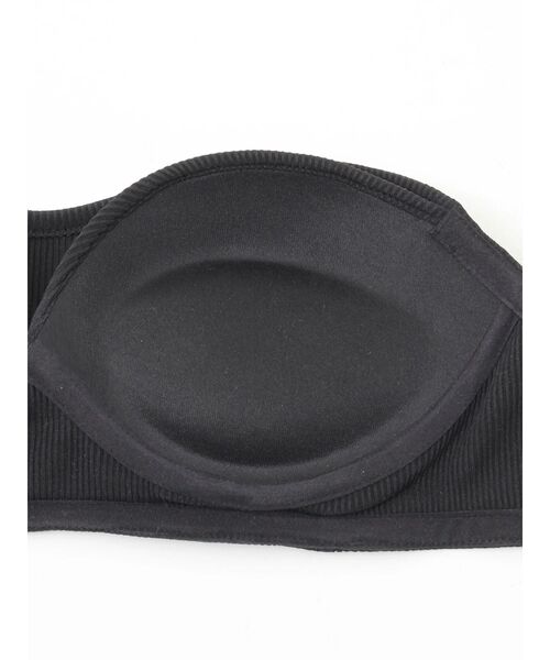 EVRIS(エヴリス)の「リブブラトップ(キャミソール・レディース・ブラック/ホワイト・SMALL/MEDIUM)」の13枚目の写真